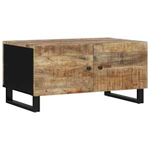 Konferenční stolek 80 x 50 x 40 cm masivní mangovník a kompozit - obrázek 11