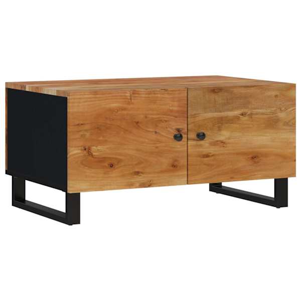 vidaXL kohvilaud, 80 x 50 x 40 cm, akaatsiapuit ja tehispuit