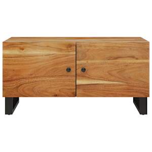 Konferenční stolek 80 x 50 x 40 cm masivní akácie a kompozit - obrázek 4