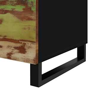 Konferenční stolek 80 x 50 x 40 cm recyklované dřevo a kompozit - obrázek 8