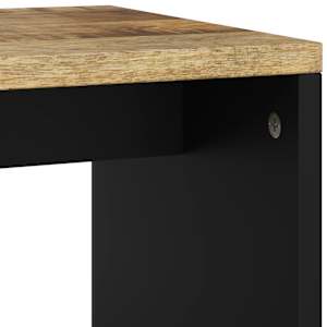Konferenční stolek 40 x 31 x 46 cm masivní mangovník a kompozit - obrázek 7