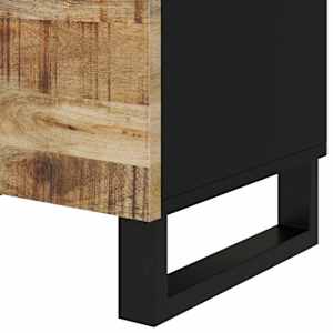Noční stolek 50x33x60 cm masivní mangovník a kompozitní dřevo - obrázek 7