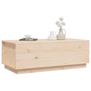 Konferenční stolek 100x50x35 cm masivní borové dřevo - obrázek 4