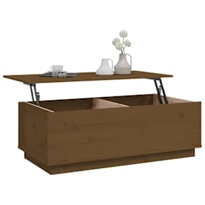 Konferenční stolek medově hnědý 100x50x35 cm masivní borovice - obrázek 5