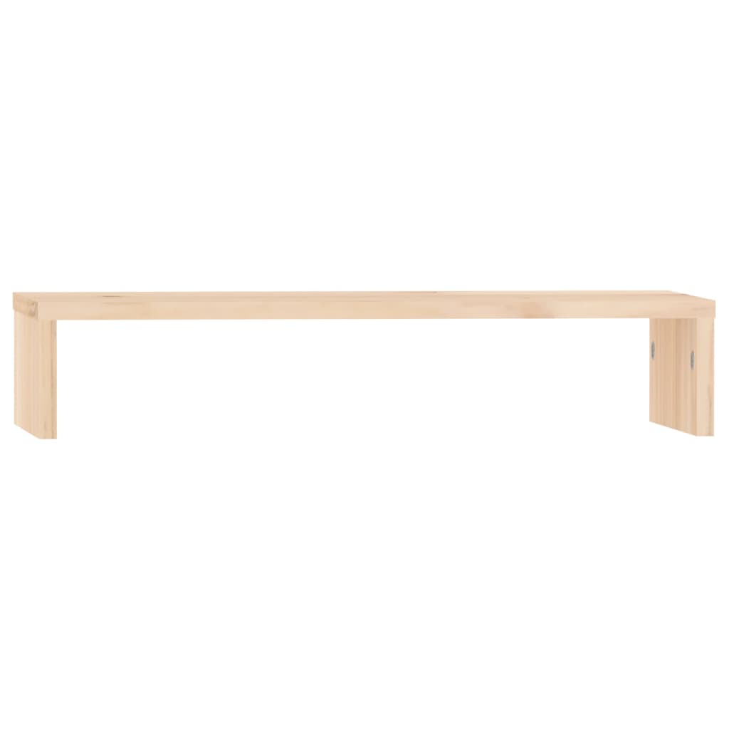 vidaXL Stojan na monitor 50x27x10 cm masivní borové dřevo