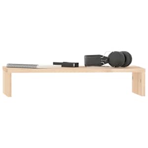 Stojan na monitor 50x27x10 cm masivní borové dřevo - obrázek 5