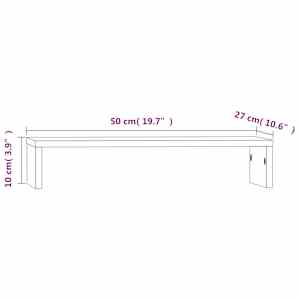 Stojan na monitor 50x27x10 cm masivní borové dřevo - obrázek 9