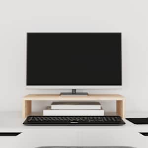 Stojalo za zaslon 50x27x10 cm trdna borovina