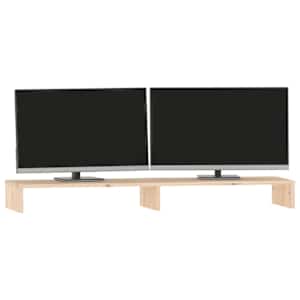 Stojan na monitor 100x27x10 cm masivní borové dřevo - obrázek 4