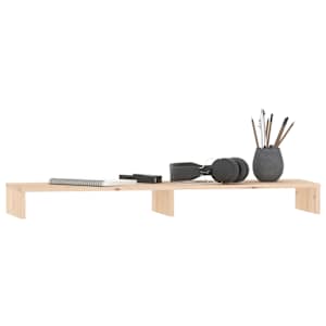 Stojan na monitor 100x27x10 cm masivní borové dřevo - obrázek 5
