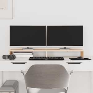 Stojan na monitor 100x27x10 cm masivní borové dřevo