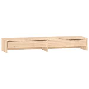 Stojan na monitor 100x27x15 cm masivní borové dřevo - obrázek 2