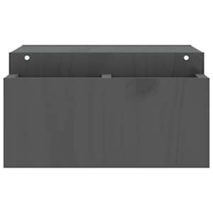 Stojan na monitor bílý 70x27,5x15 cm masivní borové dřevo - obrázek 6
