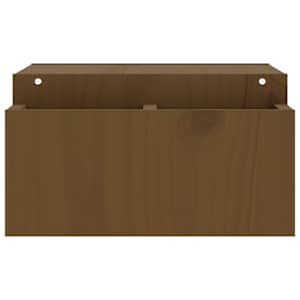 Stojan na monitor medově hnědý 70x27,5x15 cm masivní borovice - obrázek 6