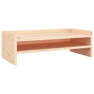 Stojan na monitor 50x24x16 cm masivní borové dřevo - obrázek 2