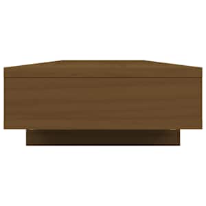 Stojan na monitor medově hnědý 100x27x14 cm masivní borovice - obrázek 6