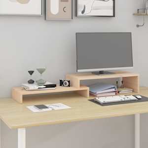 Stojan na monitor (52–101) x 22 x 14 cm masivní borovice