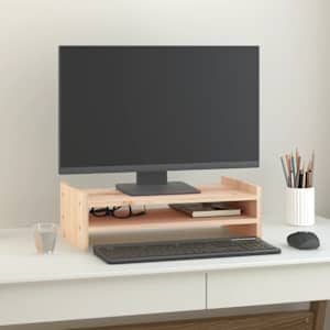 Stojan na monitor 50 x 27 x 15 cm masivní borové dřevo