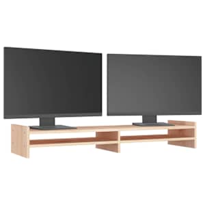 Stojan na monitor 100x27x15 cm masivní borové dřevo - obrázek 4
