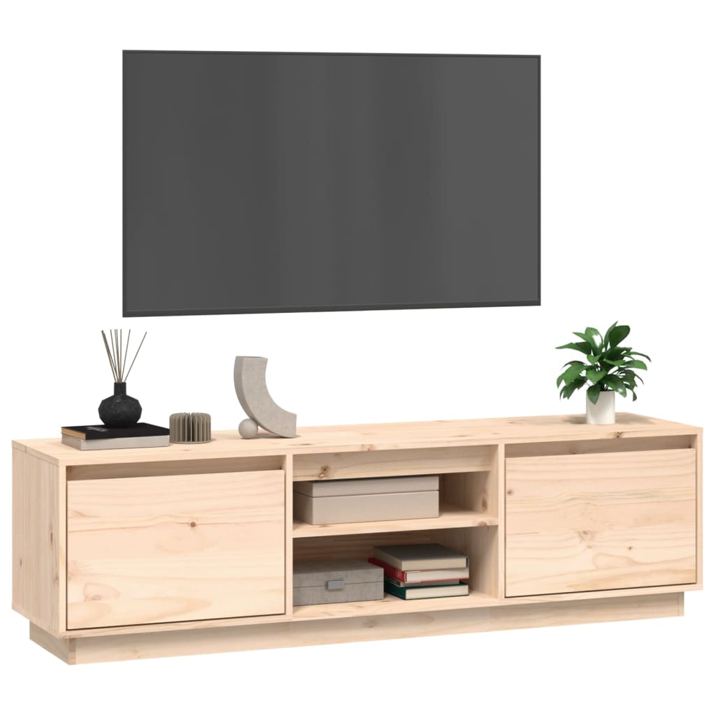 TV skříňka 140 x 35 x 40 cm masivní borové dřevo