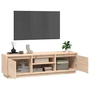 TV skříňka 140 x 35 x 40 cm masivní borové dřevo - obrázek 5