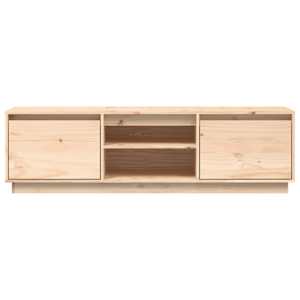 TV skříňka 140 x 35 x 40 cm masivní borové dřevo - obrázek 6