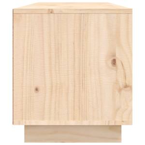 TV skříňka 140 x 35 x 40 cm masivní borové dřevo - obrázek 8