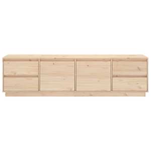 TV skříňka 176 x 37 x 47,5 cm masivní borové dřevo - obrázek 6