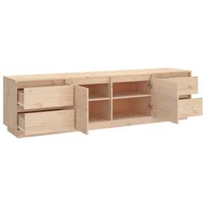 TV skříňka 176 x 37 x 47,5 cm masivní borové dřevo - obrázek 8