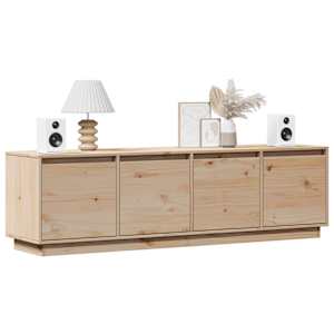 TV skříňka 156 x 37 x 45 cm masivní borové dřevo - obrázek 3