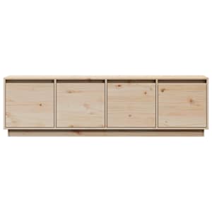 TV skříňka 156 x 37 x 45 cm masivní borové dřevo - obrázek 4