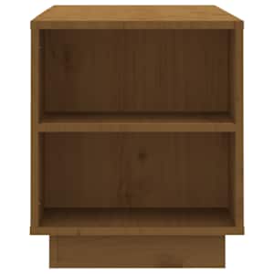 TV skříňka medově hnědá 110x35x40,5 cm masivní borové dřevo - obrázek 6