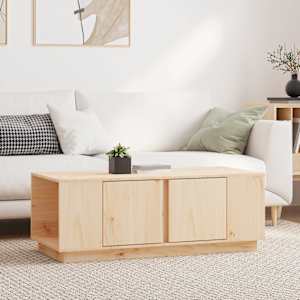 Klubska mizica 110×50×40 trdna borovina