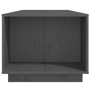 Konferenční stolek šedý 110x50x40 cm masivní borové dřevo - obrázek 7