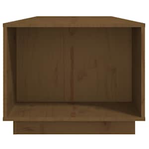 Konferenční stolek medově hnědý 110x50x40 cm masivní borovice - obrázek 7