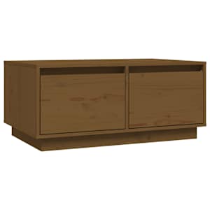 Konferenční stolek medově hnědý 80x50x35 cm masivní borovice - obrázek 2