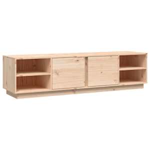 TV skříňka 156 x 40 x 40 cm masivní borové dřevo - obrázek 2