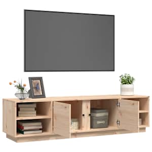 TV skříňka 156 x 40 x 40 cm masivní borové dřevo - obrázek 5