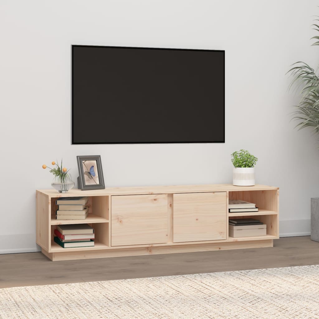 vidaXL Comodă TV, 156x40x40 cm, lemn masiv de pin