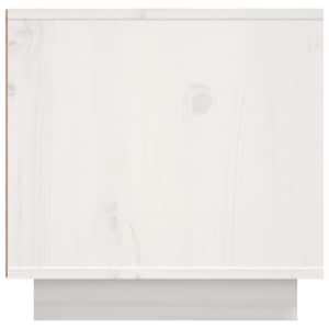TV skříňka bílá 156 x 40 x 40 cm masivní borové dřevo - obrázek 8