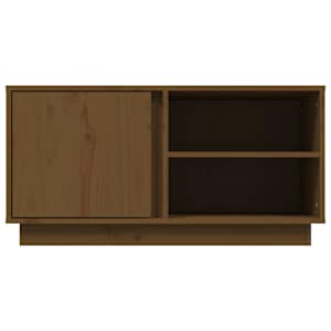 TV skříňka medově hnědá 80x35x40,5 cm masivní borové dřevo - obrázek 6
