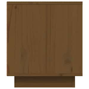 TV skříňka medově hnědá 80x35x40,5 cm masivní borové dřevo - obrázek 8