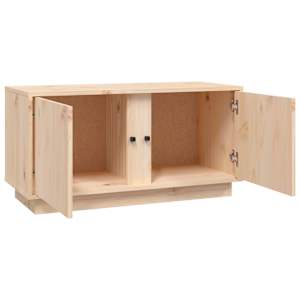 TV skříňka 80 x 35 x 40,5 cm masivní borové dřevo - obrázek 7