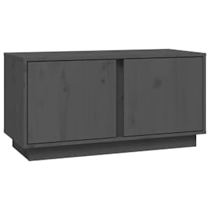 vidaXL telerikapp, hall, 80 x 35 x 40,5 cm, m&auml;nnipuit