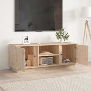 vidaXL TV Cabinet 110x35x40.5 cm Solid Wood Pine