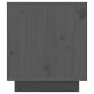 TV skříňka šedá 110x35x40,5 cm masivní borové dřevo - obrázek 8