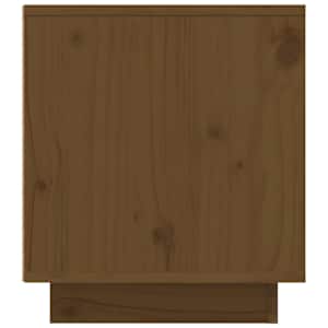 TV skříňka medově hnědá 110x35x40,5 cm masivní borové dřevo - obrázek 8