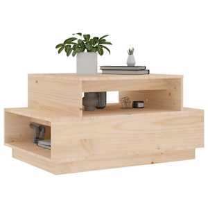 Konferenční stolek 80x55x40,5 cm masivní borové dřevo - obrázek 4