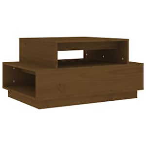Konferenční stolek medově hnědý 80x55x40,5 cm masivní borovice - obrázek 2