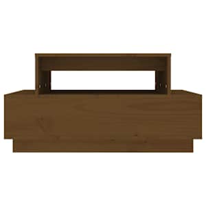 Konferenční stolek medově hnědý 80x55x40,5 cm masivní borovice - obrázek 5